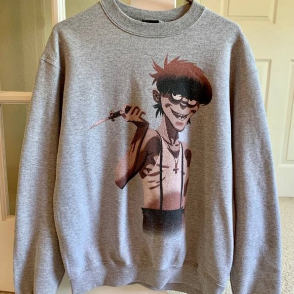 G-Foot Tops - Gorillaz sweater (Size M) - Like New